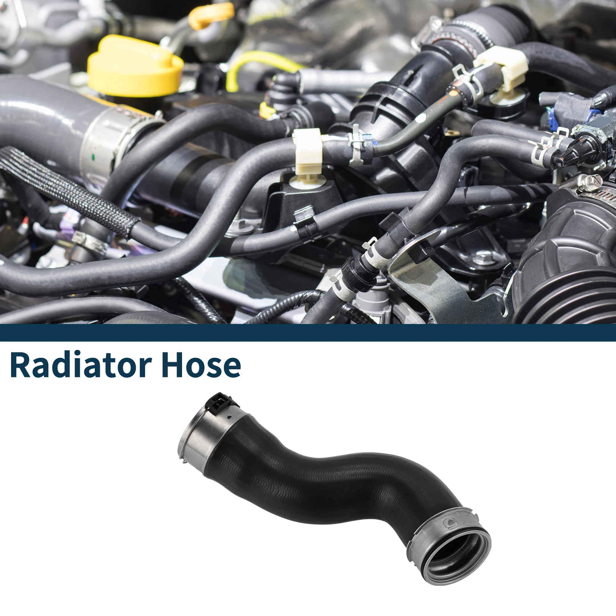 

Motoforti Шланг интеркулера Шланг обогревателя No 11613450049 для BMW X3 E83 06-08 Силиконовая трубка турбокомпрессора Черный 1 шт.