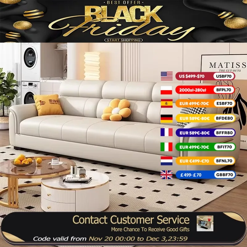 

Genuine European Living Room Sofas Nordic White Wooden Luxury Armchair Sofas Designer Italian Divani Soggiorno Furniture Home