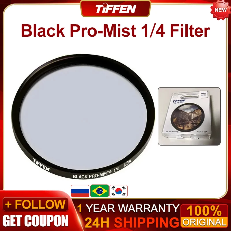 Tiffen Black Pro-Mist 39mm 43mm 46mm 49mm 52mm 55mm 62mm 67mm 82mm