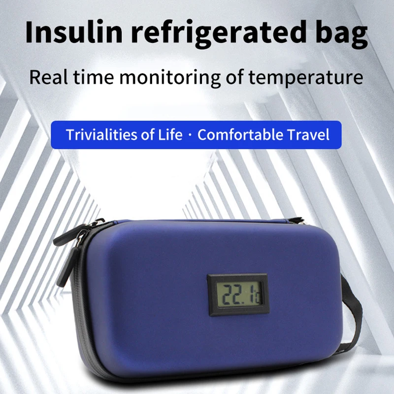 Waterproof Diabetic Pocket Pill Protector Insulin Cooling Bag Portable Travel Case Thermal Insulated Medicla Cooler Without Gel