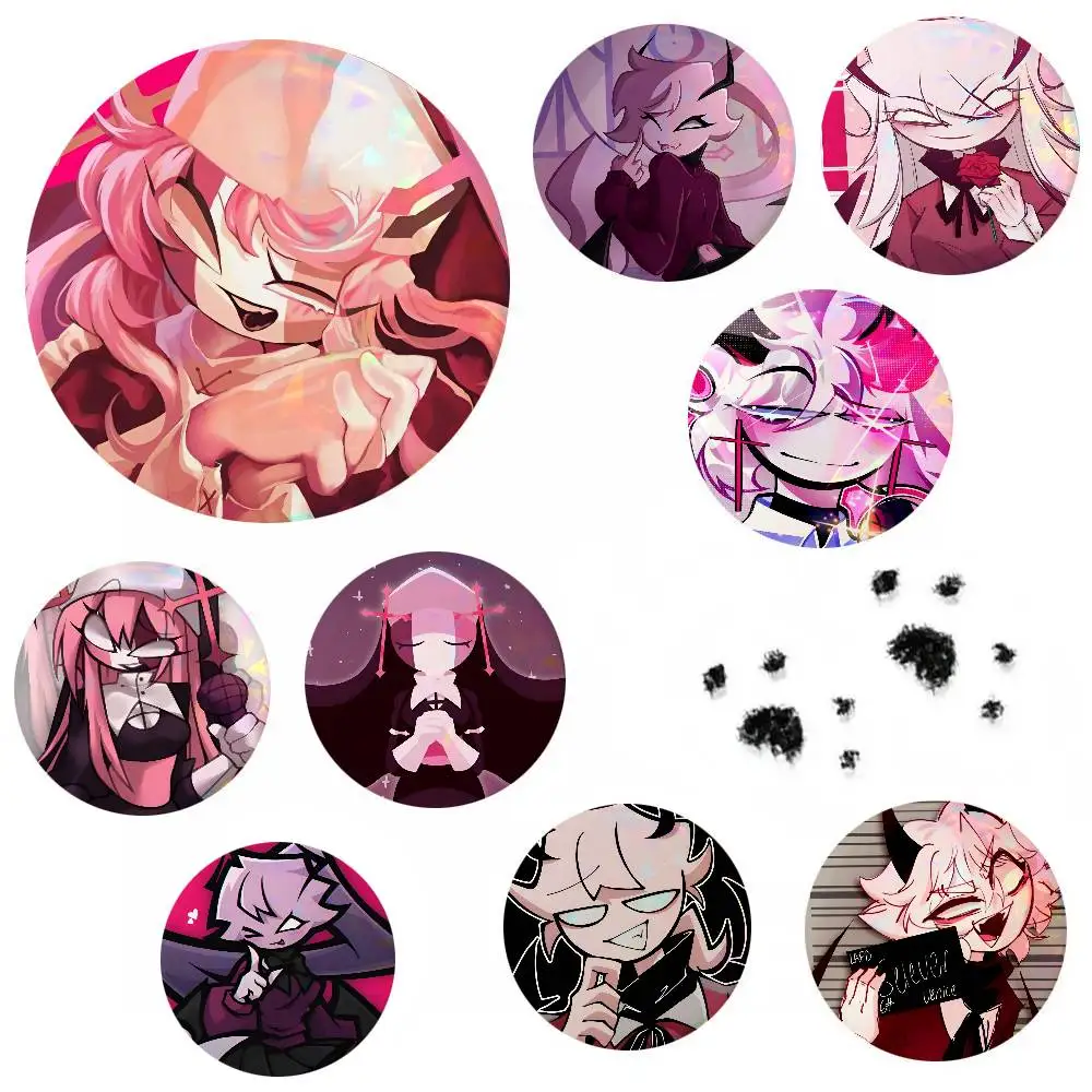 Game Fnf Seleve Round Badges Can Be Used To Decorate Clothes And Backpack Pins