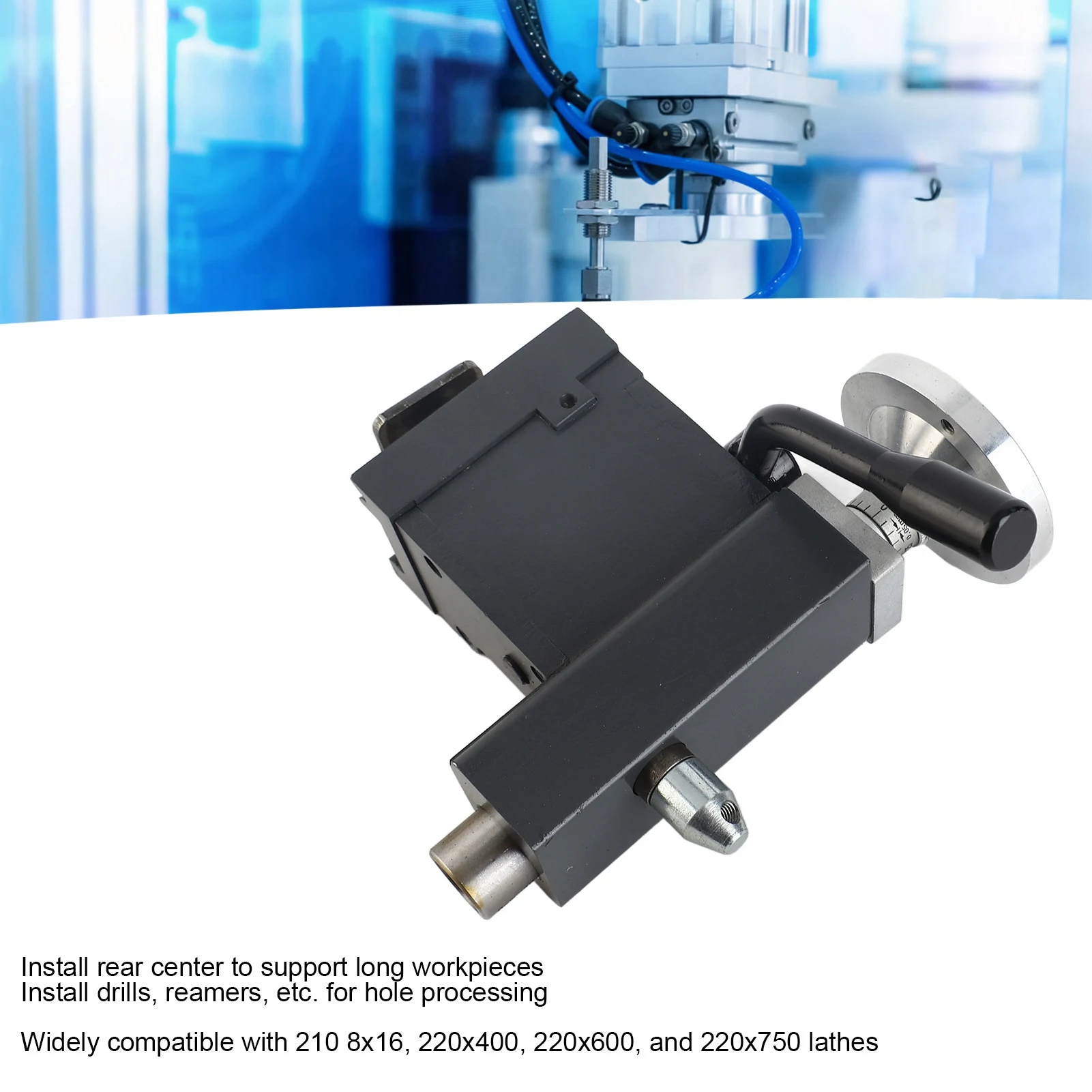 Drehmaschine Reitstock Mini Ersatz 210 für Maschinenteile Mechanisches Zubehör Drehmaschine Reitstock Mini-Drehmaschine Reitstock