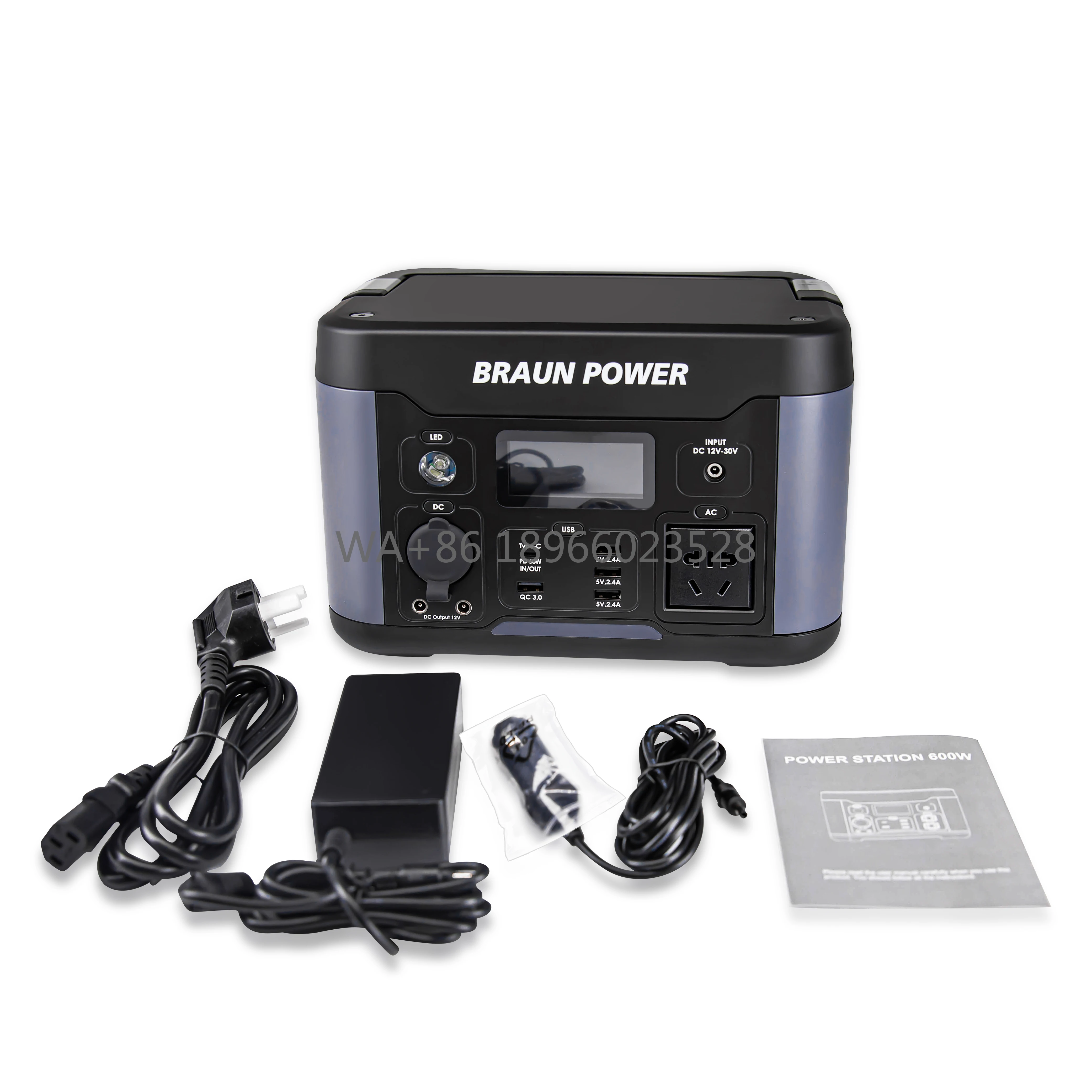 

500W 1000W 2000W Lifepo4 Lithium Cell Camping Solar Generator Portable Power Station Outdoor Big Size High Capacity heat sink