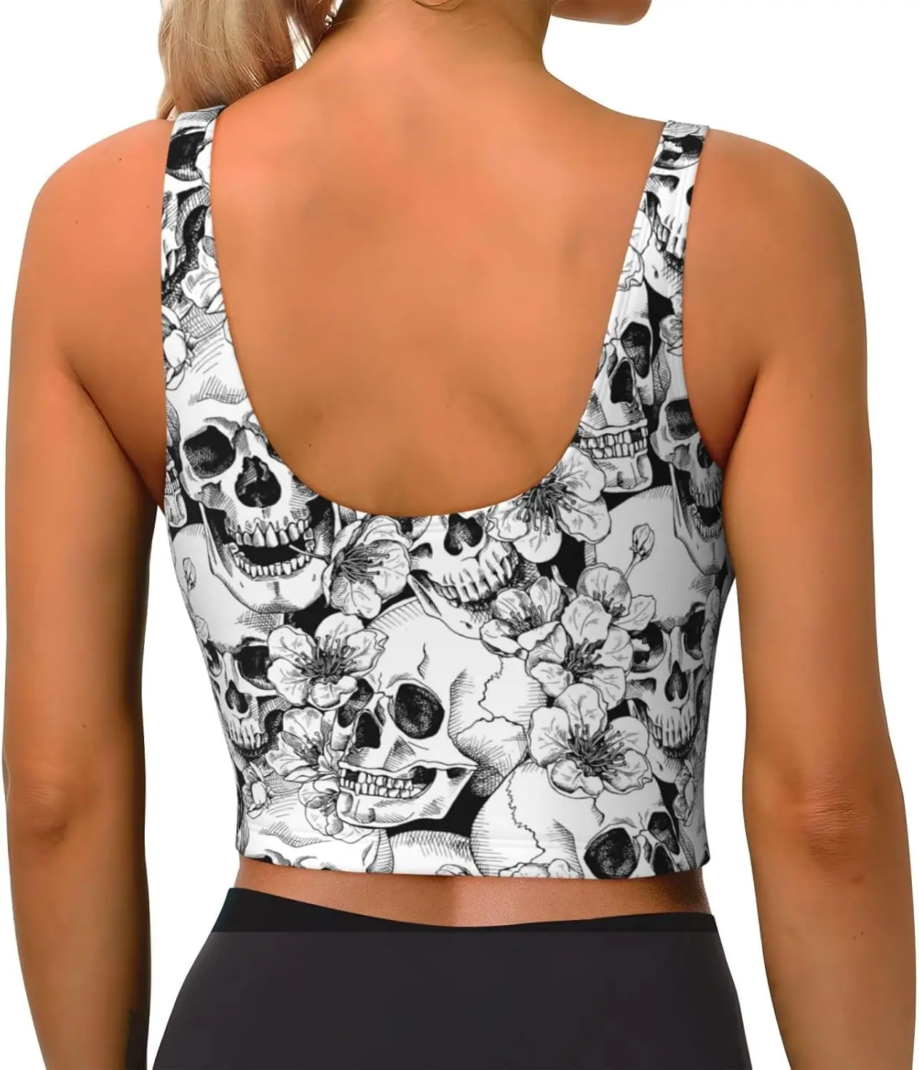 Reggiseno sportivo da donna per ragazza, allenamento, canottiere, reggiseno imbottito per yoga, top casual