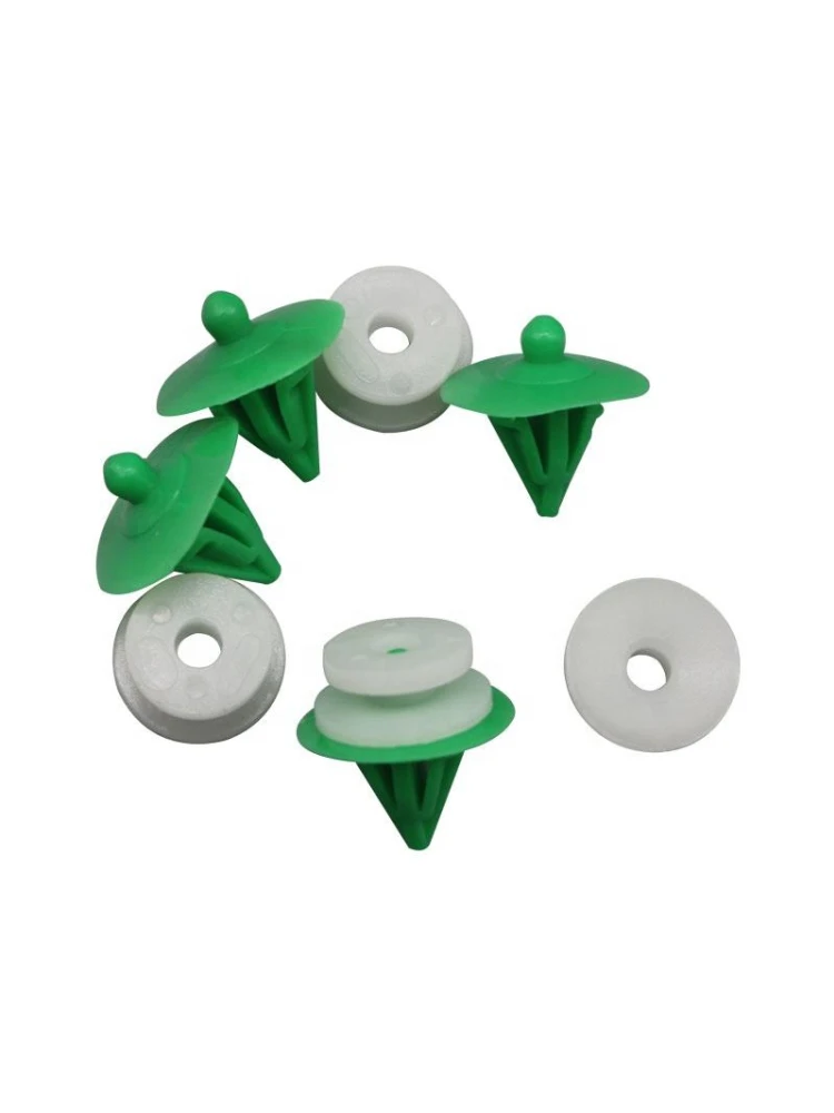 10 pièces pour trou de 10.6mm OE: 7703077354 en plastique Auto porte côté jupe retenue Clip voiture bas jupe garniture fixation boucle D390