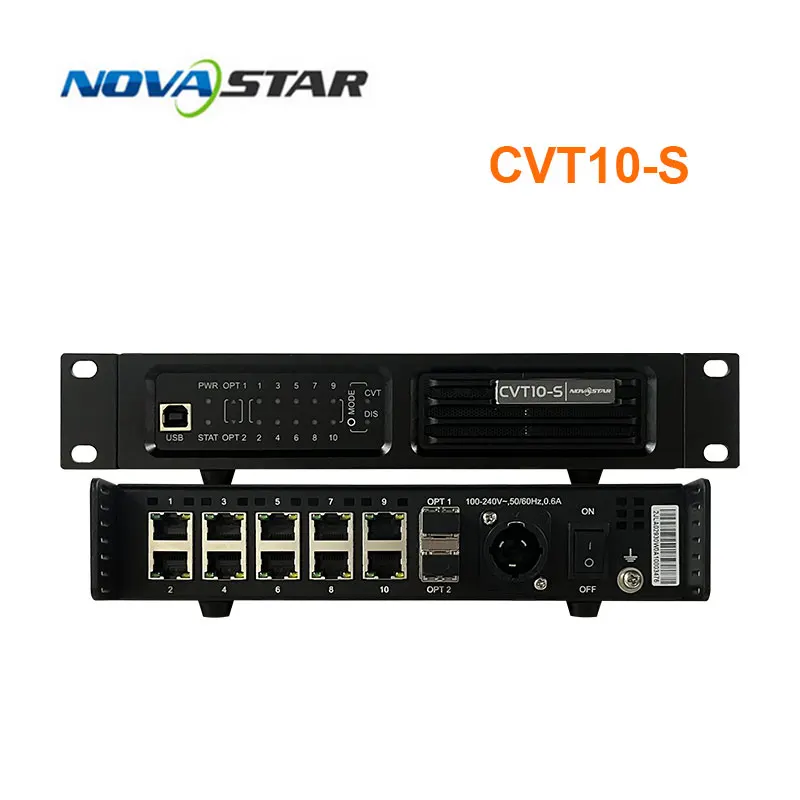 

Novastar CVT10-S Single Module Dual Module 10KM LC Port Fiber Converter Used for Long-Distance Data Transmission