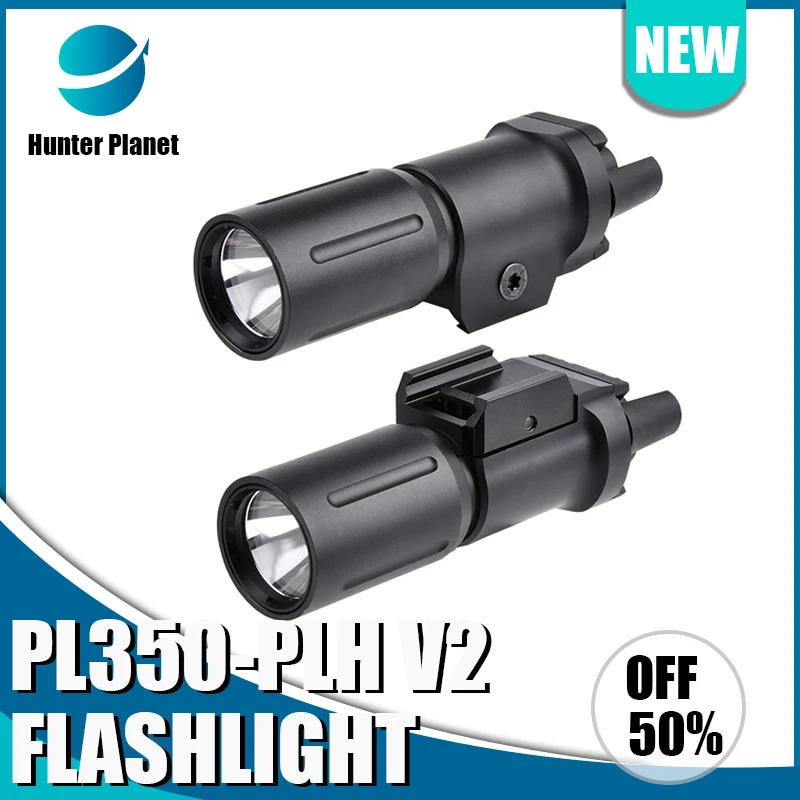 

Surefire tactical PLH-V2 PL350 Hunting Pistol Weapon Flashlight 1000 Lumens High Power LED Light Airsoft equipments