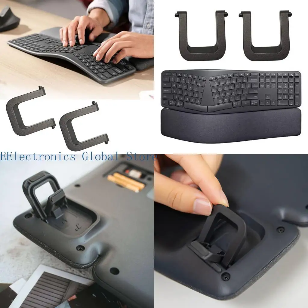 

462B Keyboards Bracket Stand Leg for ERGO K860 Wireless Keyboards, Black