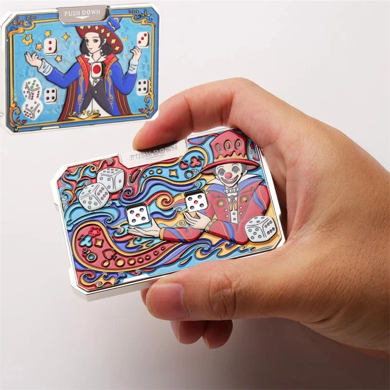 

Цельнометаллические игральные кости, карточная игра, EDC, игрушка для декомпрессии под давлением, декомпрессионная игрушка для мальчиков, декомпрессионный гироскоп на кончиках пальцев, подарок на день рождения