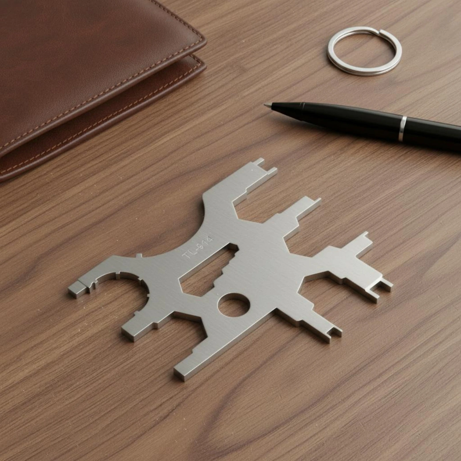 Picture 4: Dive Equipment Repair Card Compact Stainless Steel Repair Tool Service Instrument Cutout Design Diving Gear
