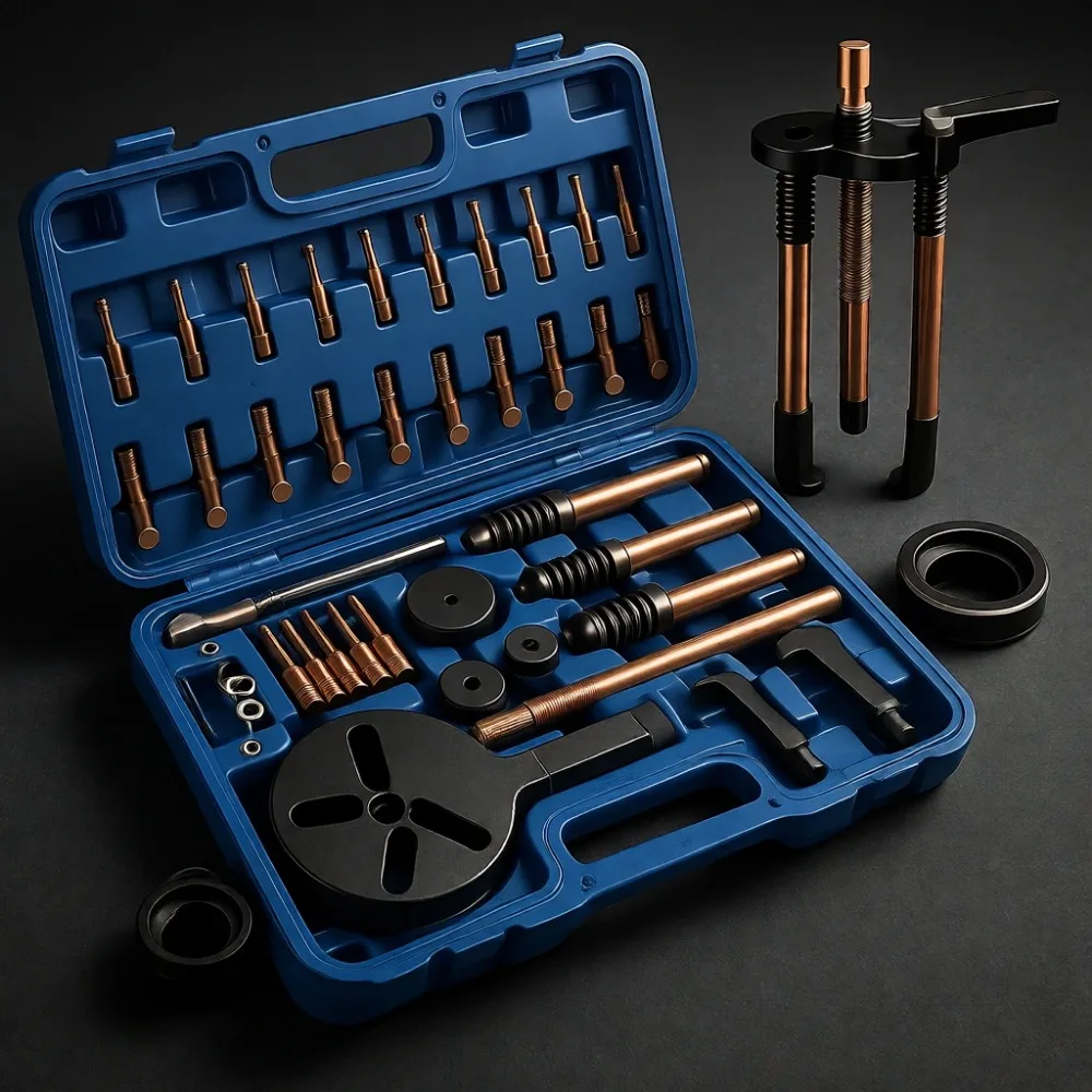

36 in 1 Bearing Puller Kit Inner Hole 3 Jaw Hooks 6 Sizes Steel Extractor Separator Removal Tool