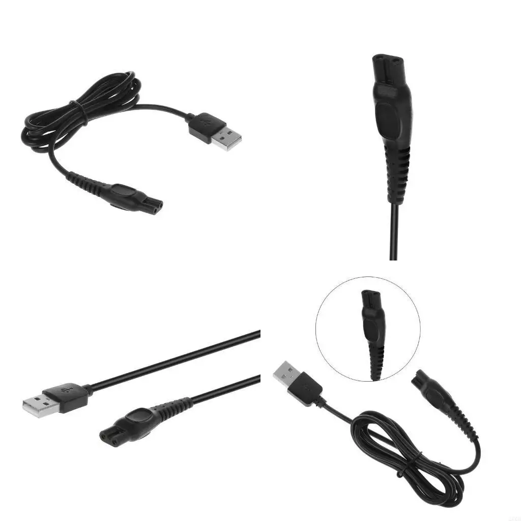  Shaver Power Cord Charging Adapter Plugs Trimmers Mens For Electric Shaver Machine HQ850