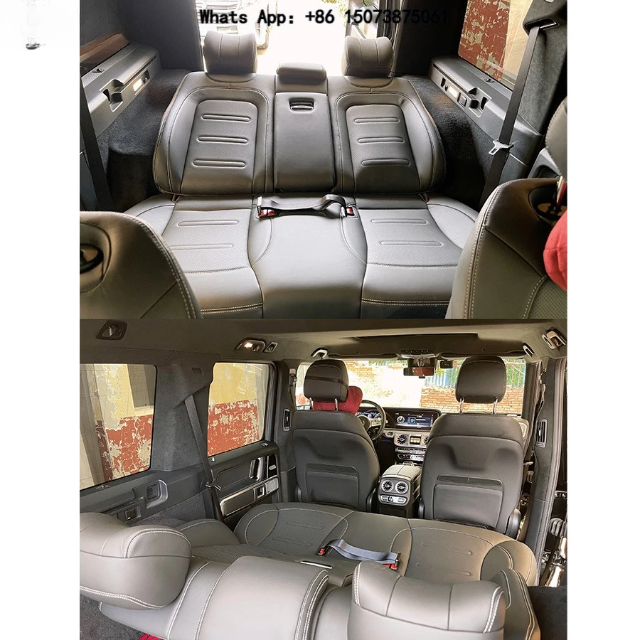 W464 W463A G Class Car Seat with or Without Table Armrest G Wagon G500 G63 G400 Rear Chair Rear Seat Luxury Interior Parts