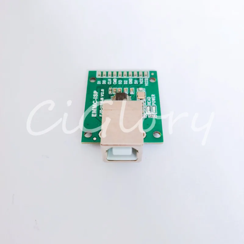 AU6438BS Chip 3 Line EMMC-ISP High-speed Fly Wire Tool USB-B Type Computer Communication