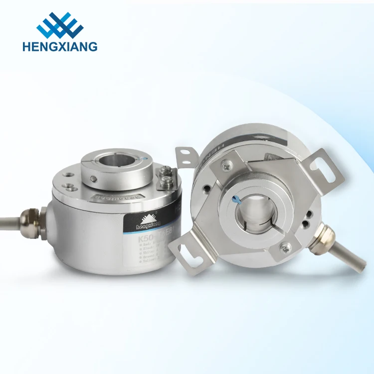 GOOD HENGXIANG K50 Incremental Encoder Rotary 6/8/10/12/14/15mm Hollow Shaft Sensing Encoder Sensor Encoder