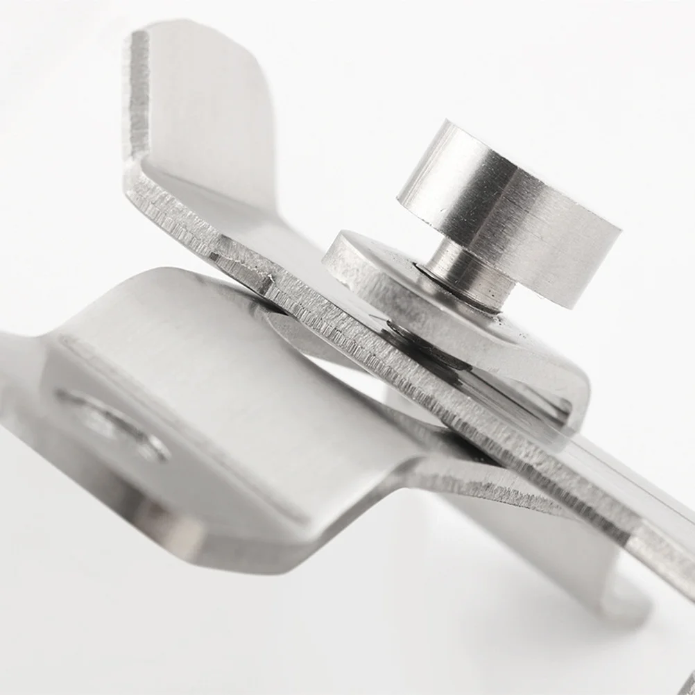 

1Pcs Stainless Steel Door Bolt Lock Hasp Latch Sliding Lock for Window Door Cabinet Security Pet Cage 82x110mm Silver