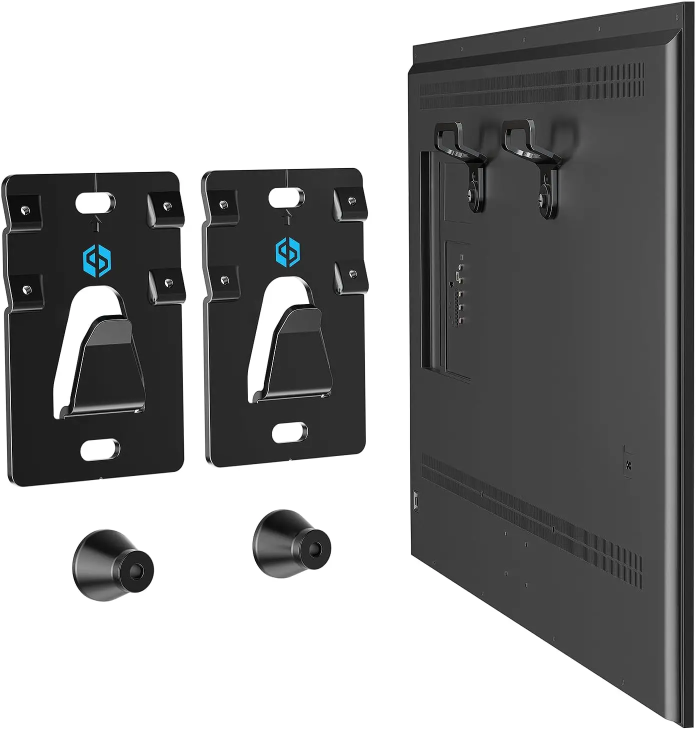 

Studless TV Wall Mount for 26-100 Inch Screens Up to 200lbs, Low Profile Easy Install