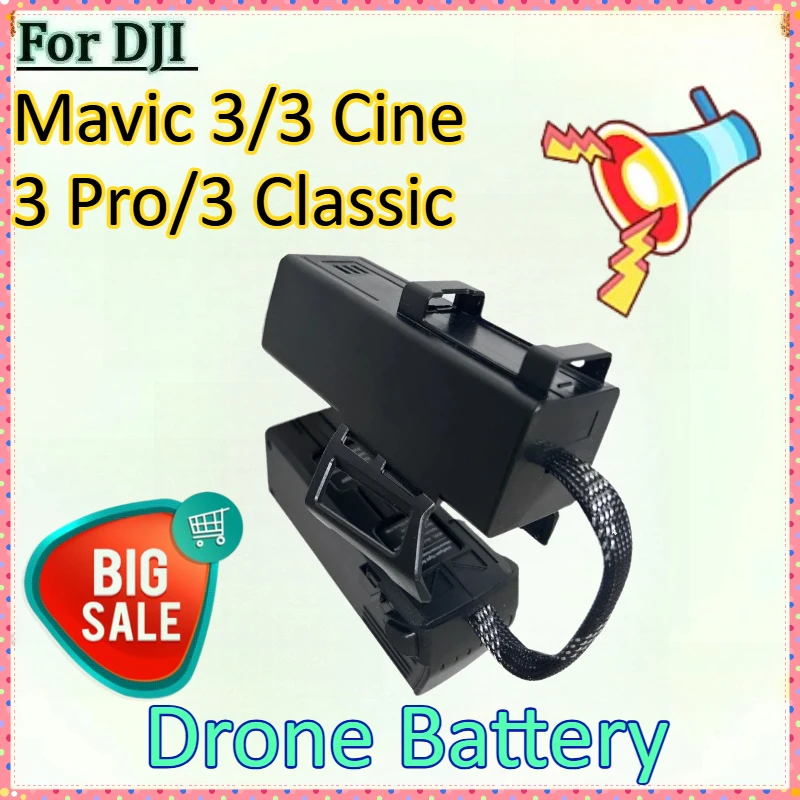 

10000mAh 77Wh Drone Intelligent Flight Rechargeable Battery for DJI Mavic 3/3 Cine/3 Pro/3 Classic Flight Long Time Spare Parts
