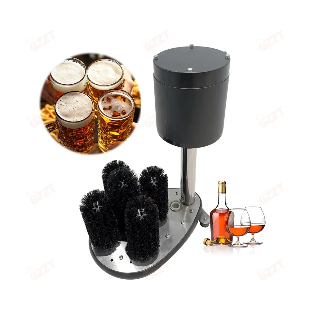 Wholesales Price 110v 220v Commercial Bar Cafe Drinking Glass Cup Washer Electric Glass Bottle Washer Fast Speed 1000pcs/hour