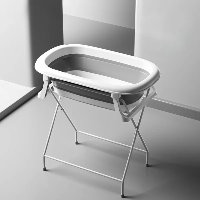 Foldable Pet Bathtub Without Bending Down Dog Supplies Cat and Dog Heighten Bathtub with Elevated Bracket Bathing Table