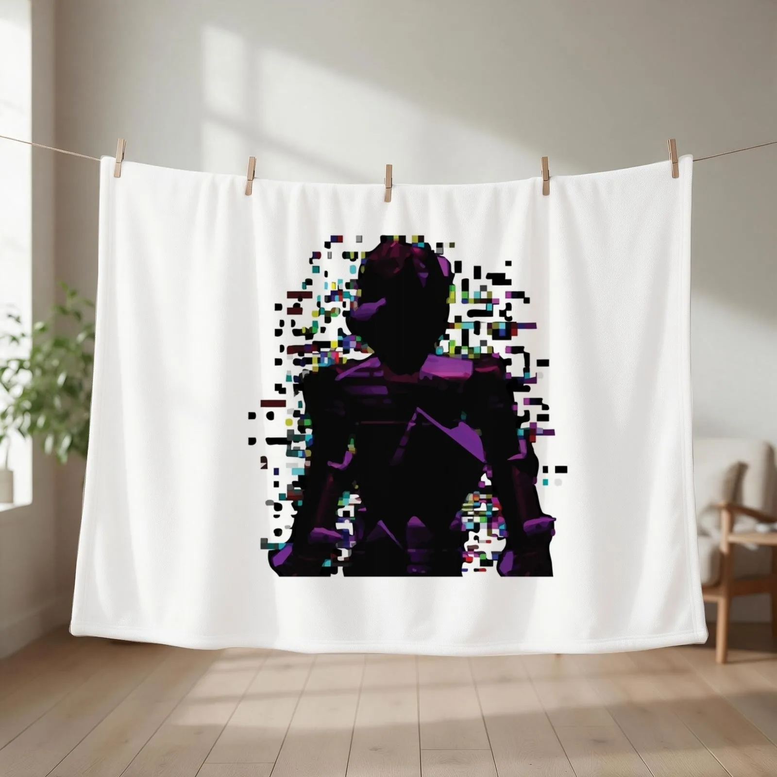 DOORS - Glitch hide and Seek horror Throw Blanket Quilt For Sofa Thin Sleeping Bag Plaid on the sofa Blankets
