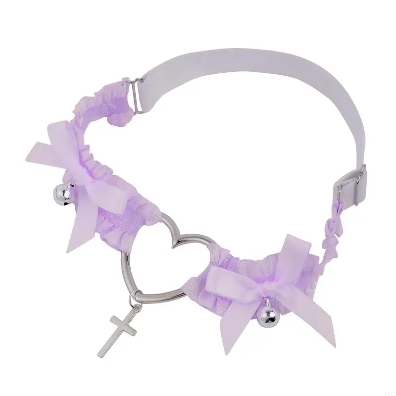 y1ac حزام الرباط ل قلادة bowknot جرس الساق خاتم الفخذ مثير harajuku #2
