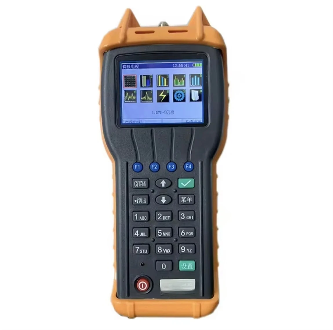 MS8000 Digital TV Analyzer with Field  DVB-C Analog CATV MER BER Meter   Essential Fiber Optic Equipment for FTTH