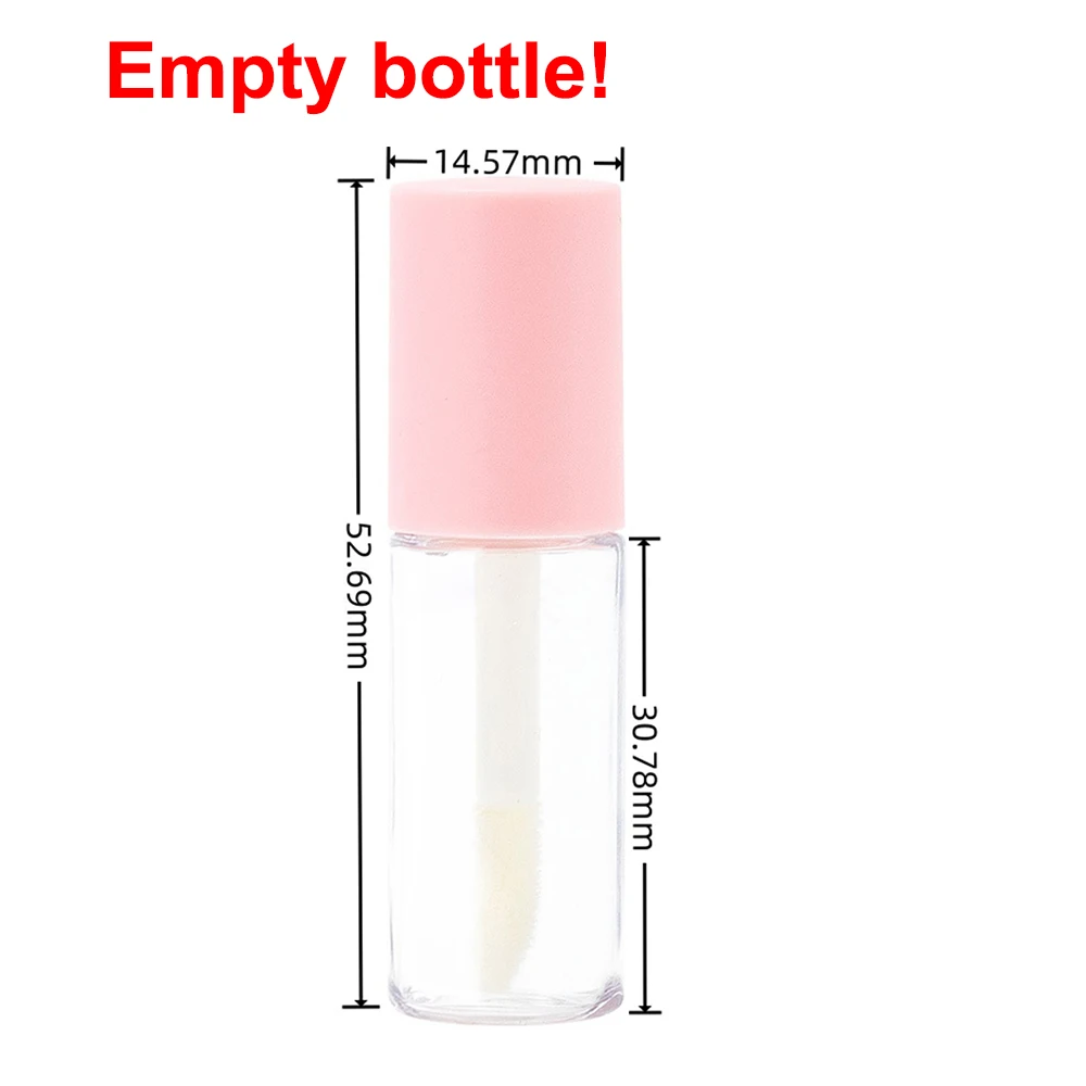 50/100/200pcs 3ML Empty Lip Gloss Tube Plastic Refillable Bottles Liquid Lipstick Container lipgloss Sample Dispensing Bottle