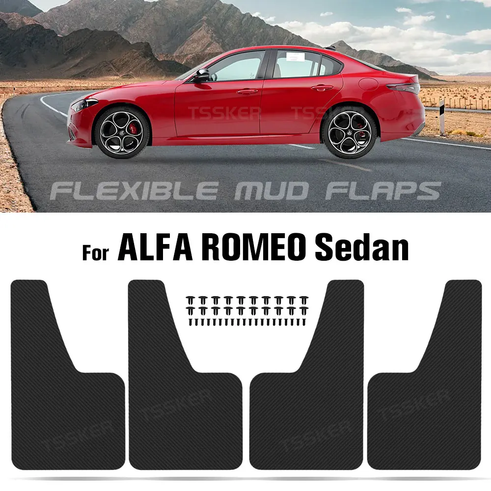 For ALFA ROMEO 159 Giulia Giulietta 147 Mito TL RDX Fender Mudflaps Mud Flaps Splash Guards Mudguard