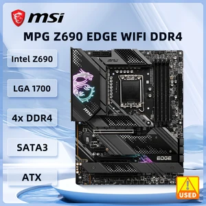 Placa-mãe MSI Z690 MPG Z690 EDGE WIFI DDR4 LGA 1700 suporte 13900 14490 13700 14600 12400 14700K 13500 cpu ATX M.2 Wi-Fi 6 8 principais vendas roteador gamer asus - №6