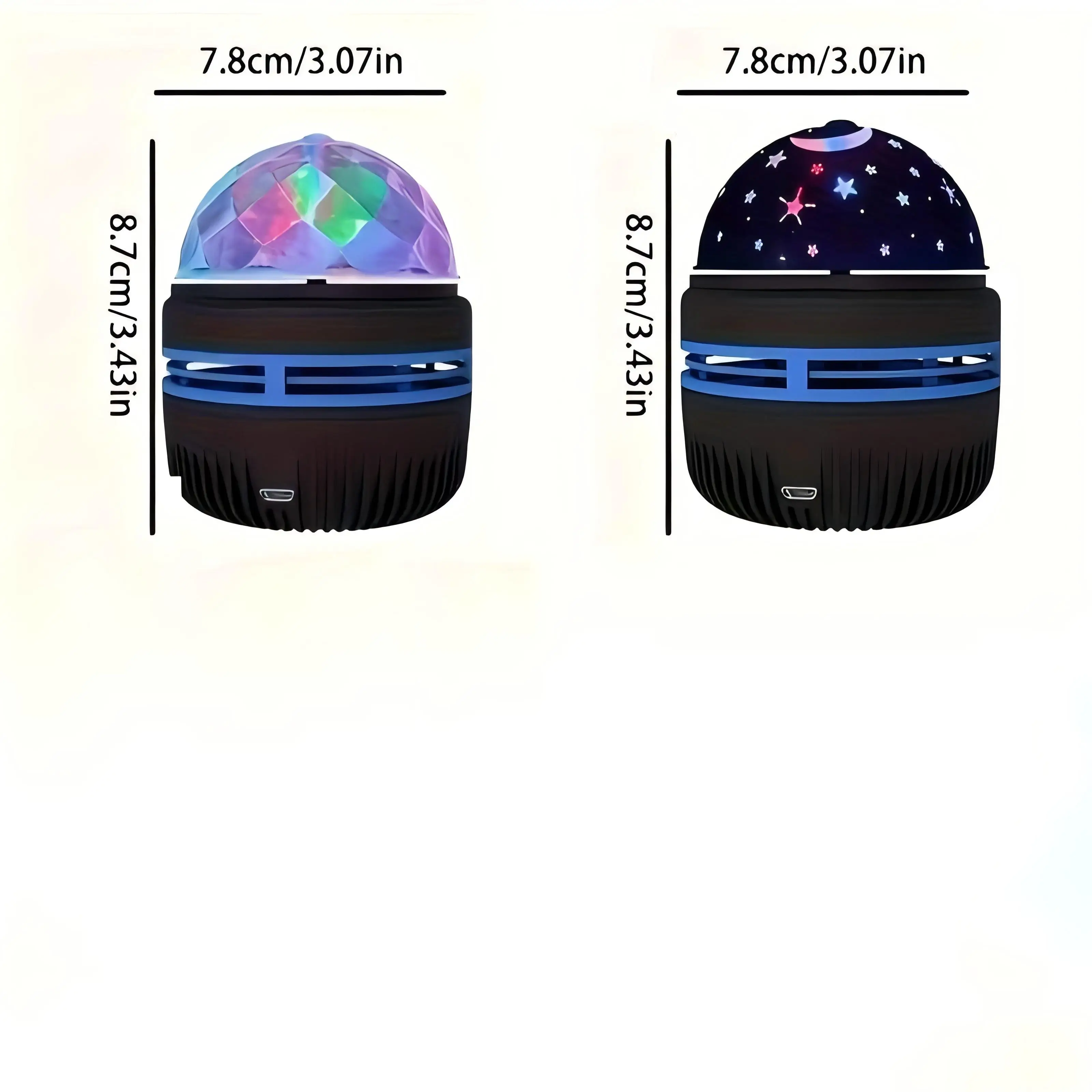 5V Star Galaxy Projector Night Light Sky Colorful Display for Bedrooms Gaming Room USB Auto-Rotating Ambiance for Bedrooms Party image 2