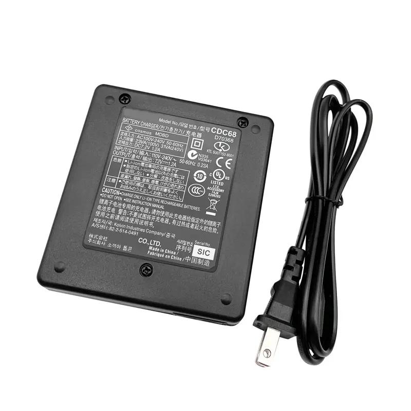 Imagem -06 - Carregador Duplo para Sokk-ia Bdc46 Bdc58 Bateria Bdc70 para Grupo fx cx sx dx es ps Estações Totais do Sistema Operacional Topografia ue e Eua Plug Cdc68