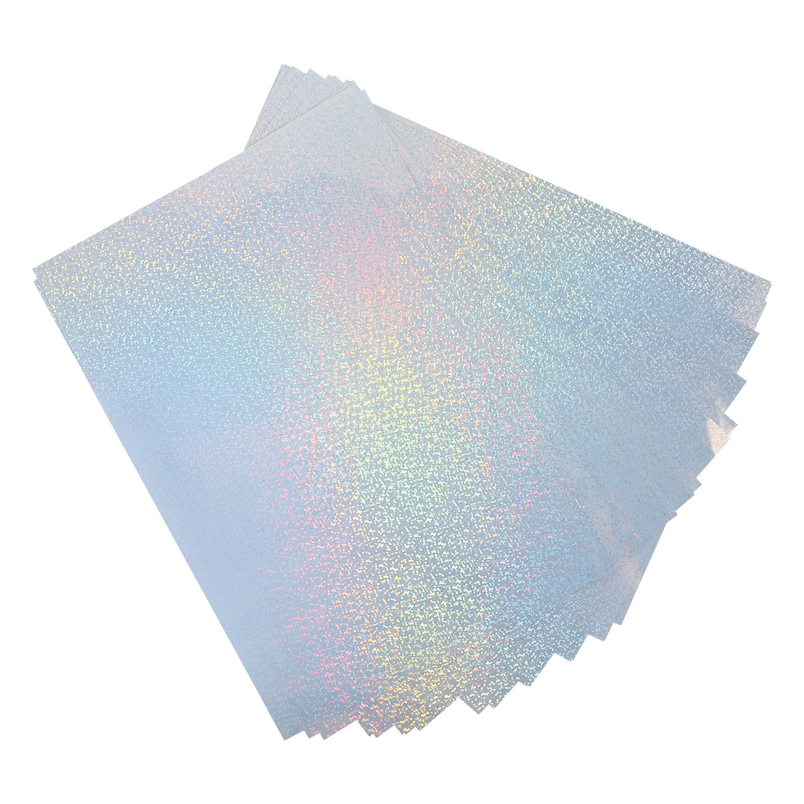 

Self-Adhesive Vinyl Sheets Colored Diy Craft Film For Cups Cars Bottles Decor A4 Adhesive Decals Holographic Stickers