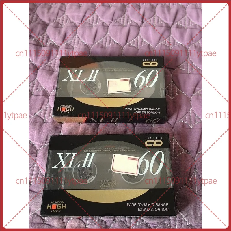 For Maxell XLII 60min Type II Cassette Tape, 2pcs New Unopened, For Collection & Use