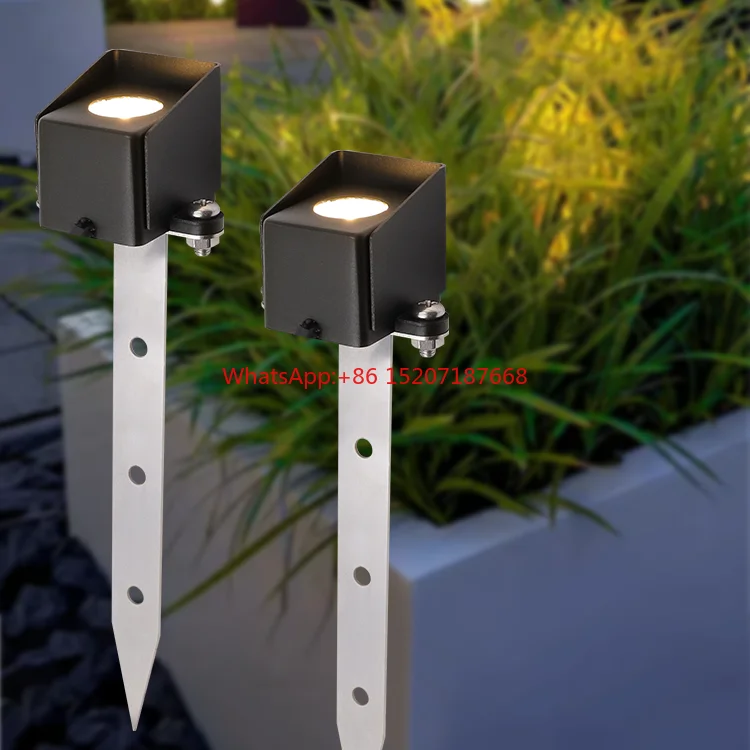 

Low Voltage 9-17V AC/DC 3W Mini Beam Integrated Led Fixture Light for Stone Lantern Rock Niche Under Step Planter Pot