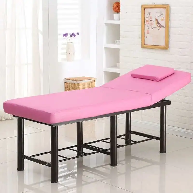 Head Table Wooden Massage Spa Comfort Multifunction Beauty Folding Bed Full Body Camastro Plegable Salon Furniture MQ50MB