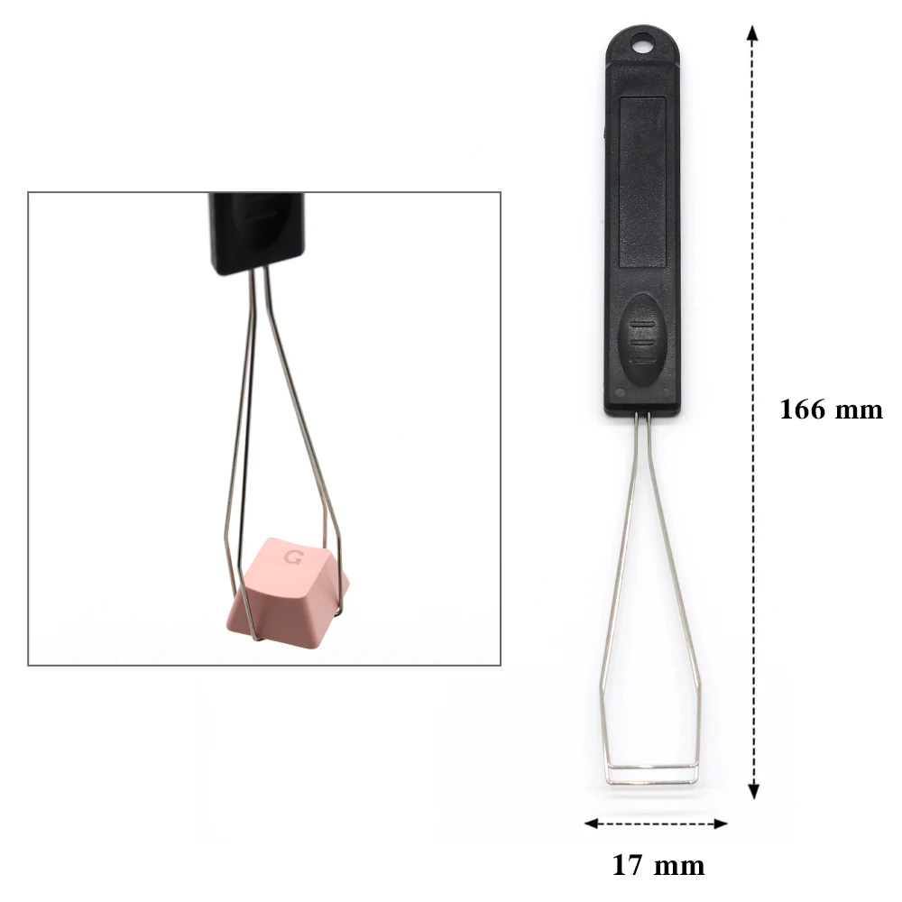 Teclado mecânico 2 em 1 interruptor extrator keycap removedor ferramenta para mx cereja/kailh/gateron/outemu rgb interruptor diy jogo
