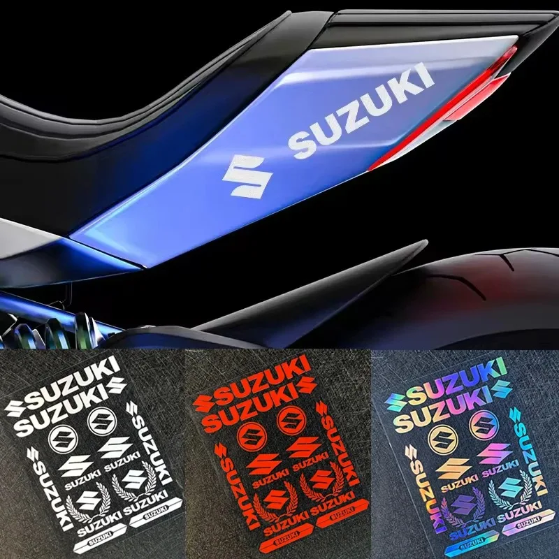

For Suzuki Motorcycle Personalized Decorative Stickers Body Helmet Shock-absorbing Creative Waterproof Modified Stickers