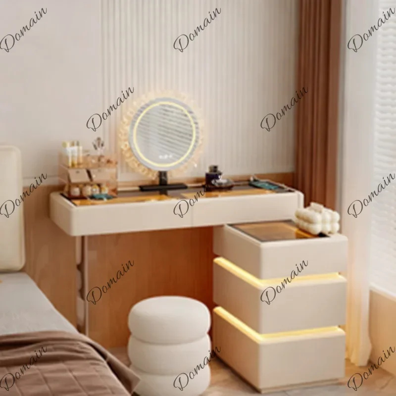 Modern style Italian Minimalist Vanity Table Elegant Beautiful Classic Premium Vanity Table Exquisite Design Meuble De Chambre F