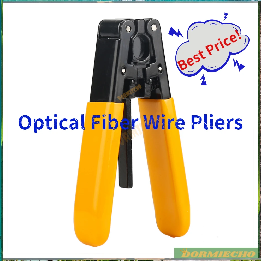 100% New Optical Fiber Cable Wire Stripper FTTH Plier Electrician Repair Tool Pliers For Cutting Stripping Peeling Free Shipping