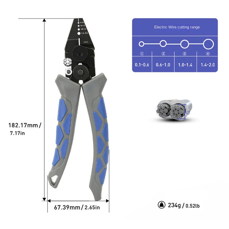 Crimping Fishing Pliers Steel Wire Cutting Scissors Kit Fishing Crimper Pliers Fishing Sleeve Tool