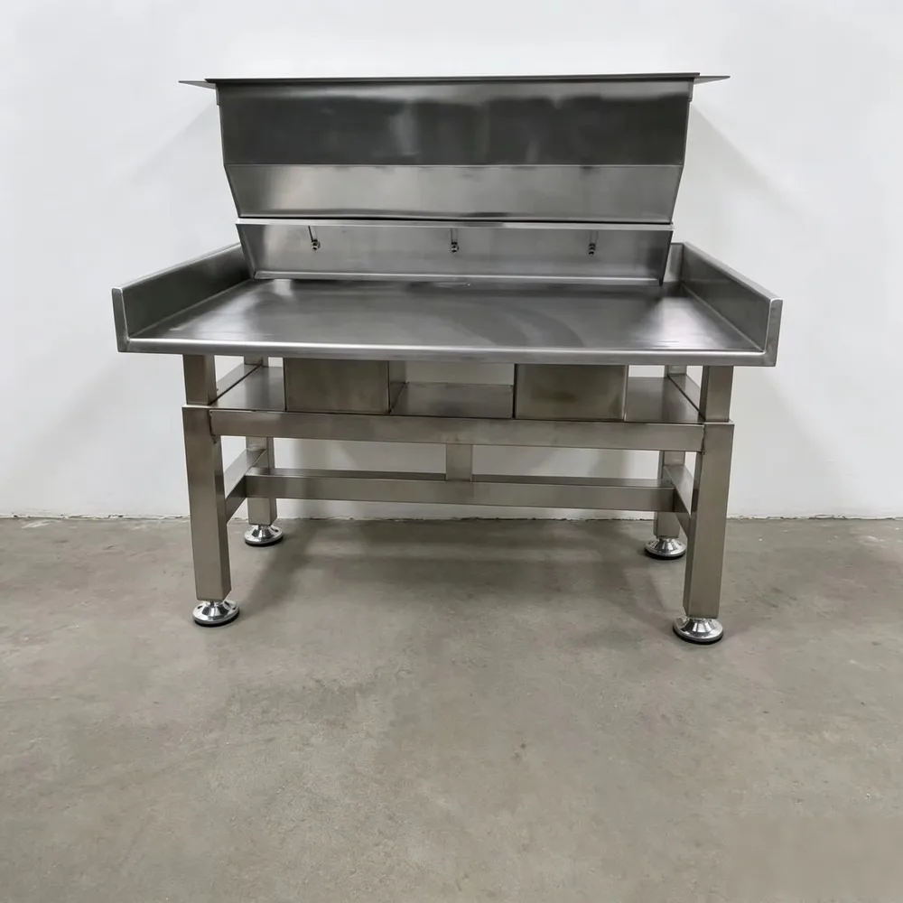 DSW Electromagnetic Vibrating Feeder Square Hopper Support Stand Perforated Screen Industrial Feeding Equipment