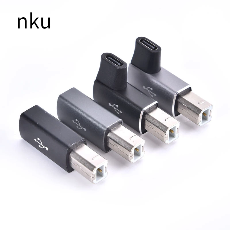 Nku USB C Printer Converter Type C Female To USB B 2.0 Male Adapter for Computer Scanner Printer USB C Data Transfer Adapter