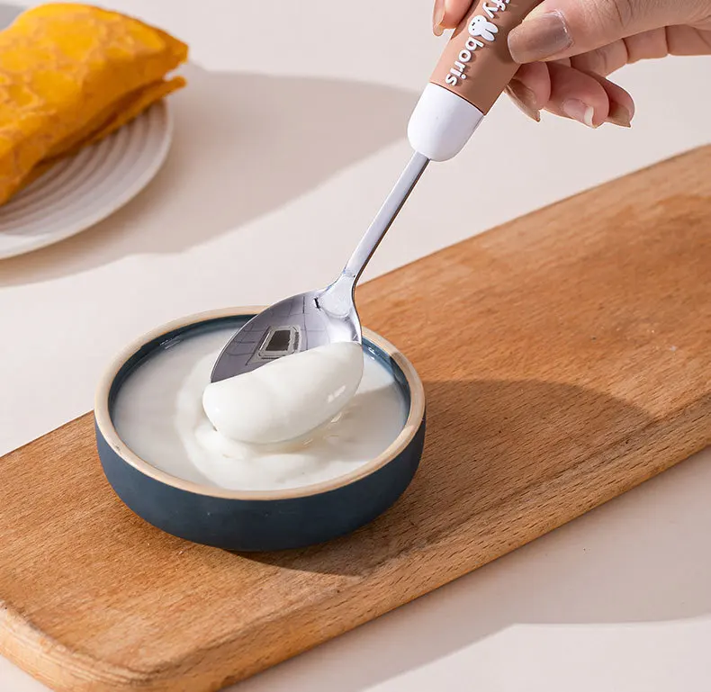 Kawaii ميفي أدوات المائدة الفولاذ المقاوم للصدأ ملعقة عيدان قطعتين مجموعة أدوات المائدة صندوق محمول للبنين والبنات هدايا عيد الميلاد