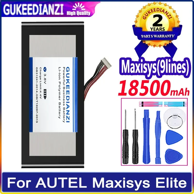 

GUKEEDIANZI Replacement Battery Maxisys (9lines) 18500mAh For AUTEL Maxisys Elite Batteries