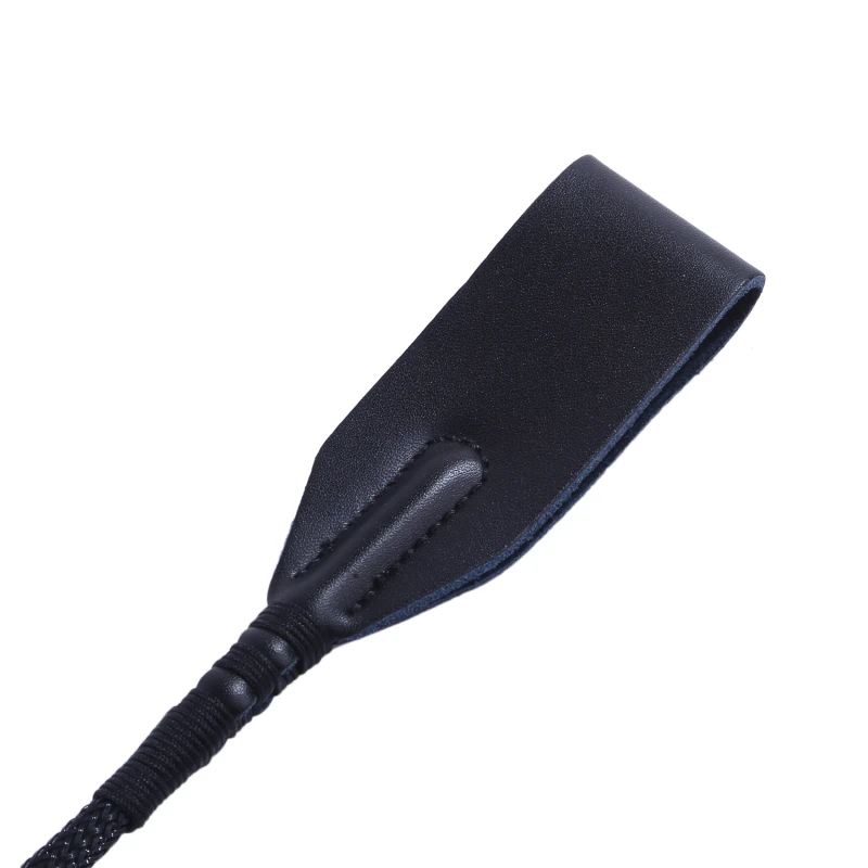 Portable PU Leather Short Horsewhip Riding Crop Lightweight Pointer Horse Whip Stage Performance Props Lash Supplies