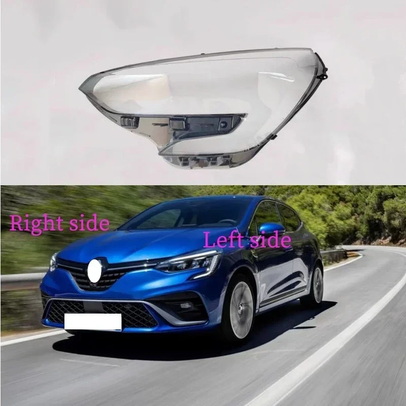 For Renault Clio 5 2019 Replacement Car Headlamp Lens Headlight Shell  Headlight Cover Headlight Glass