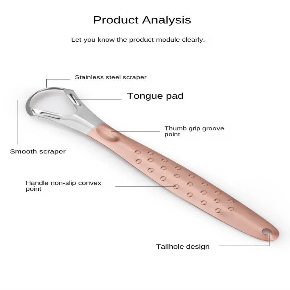 Raspador Lengua цветной скребок для языка из нержавеющей стали для взрослых, для удаления неприятного запаха изо рта, очиститель для рта, доска для повторного использования, ухода за полостью рта