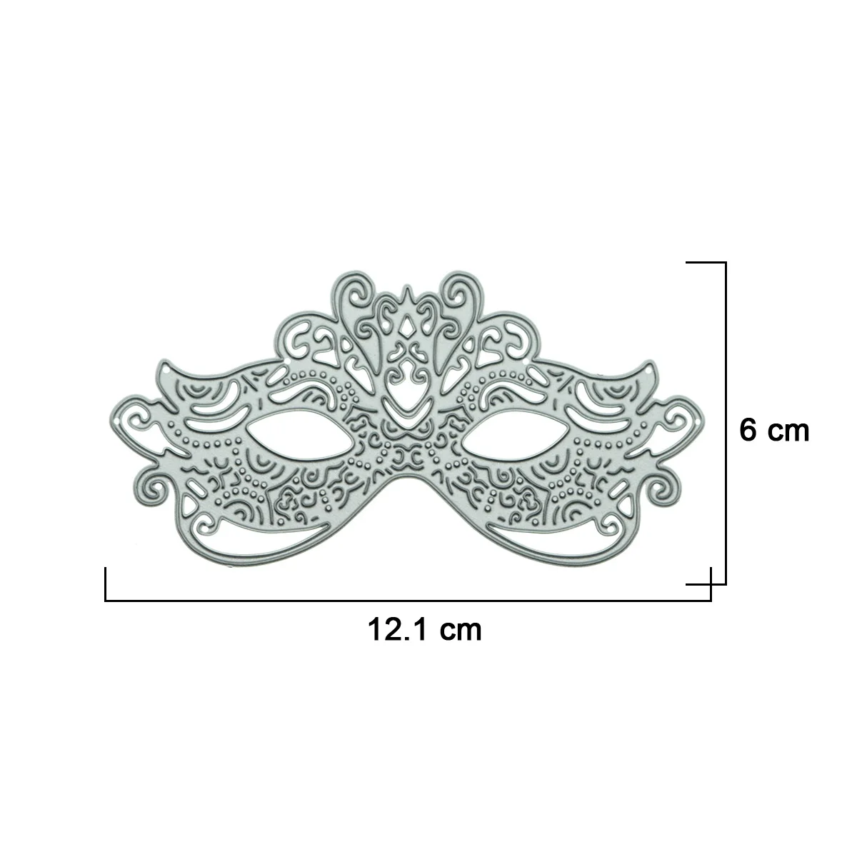 Metal Cutting Die For Scrapbooking Masquerade Mask Pattern Punch Stencil Handmade Party Invitation Card Clipart Album Decorating