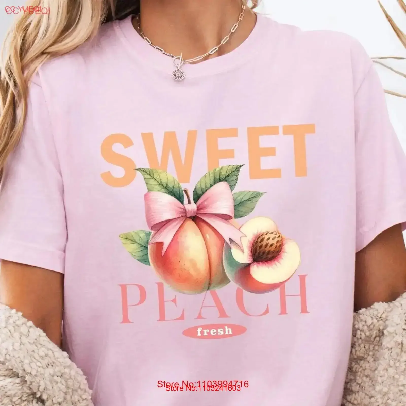 Sweet Peach Retro FruiT T Shirt Aesthetic Peaches Lover For Women Her Boho vintage Washed Unisex Stylish designer clothes homme